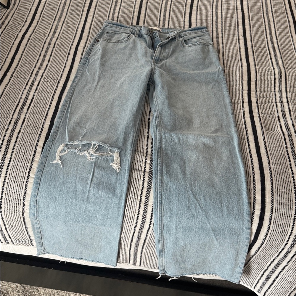 Abercrombie & Fitch Light Blue High Rise Jeans
